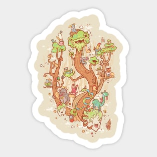 Forest Folk Sticker